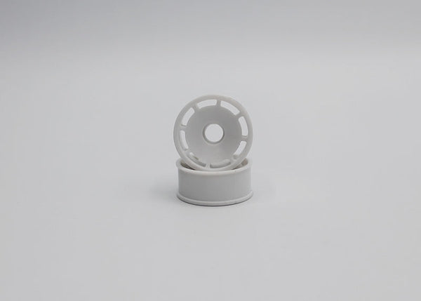 Reflex Racing: White Speed Dish Front Wheel +1 Offset (RX600F1W)