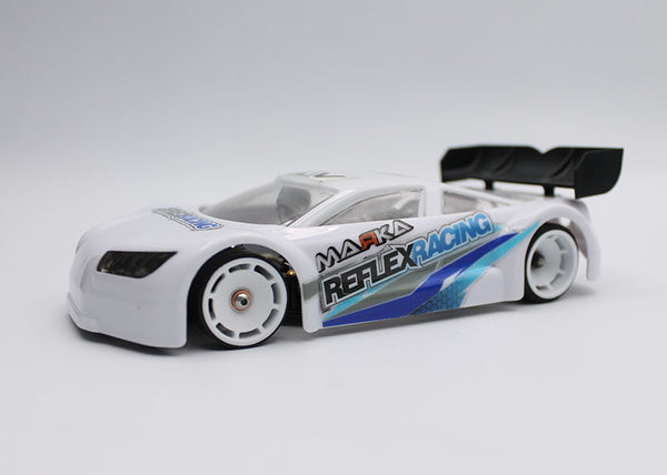 Reflex Racing: White Speed Dish Front Wheel +1 Offset (RX600F1W)