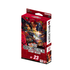 Bandai One Piece TCG Red Shanks card featuring detailed artwork of the character in a dynamic pose.