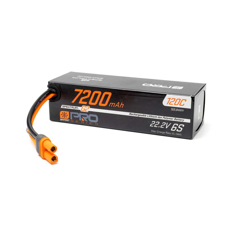 Spektrum: 7200mAh 6S 22.2V 120C LiPo (IC5)