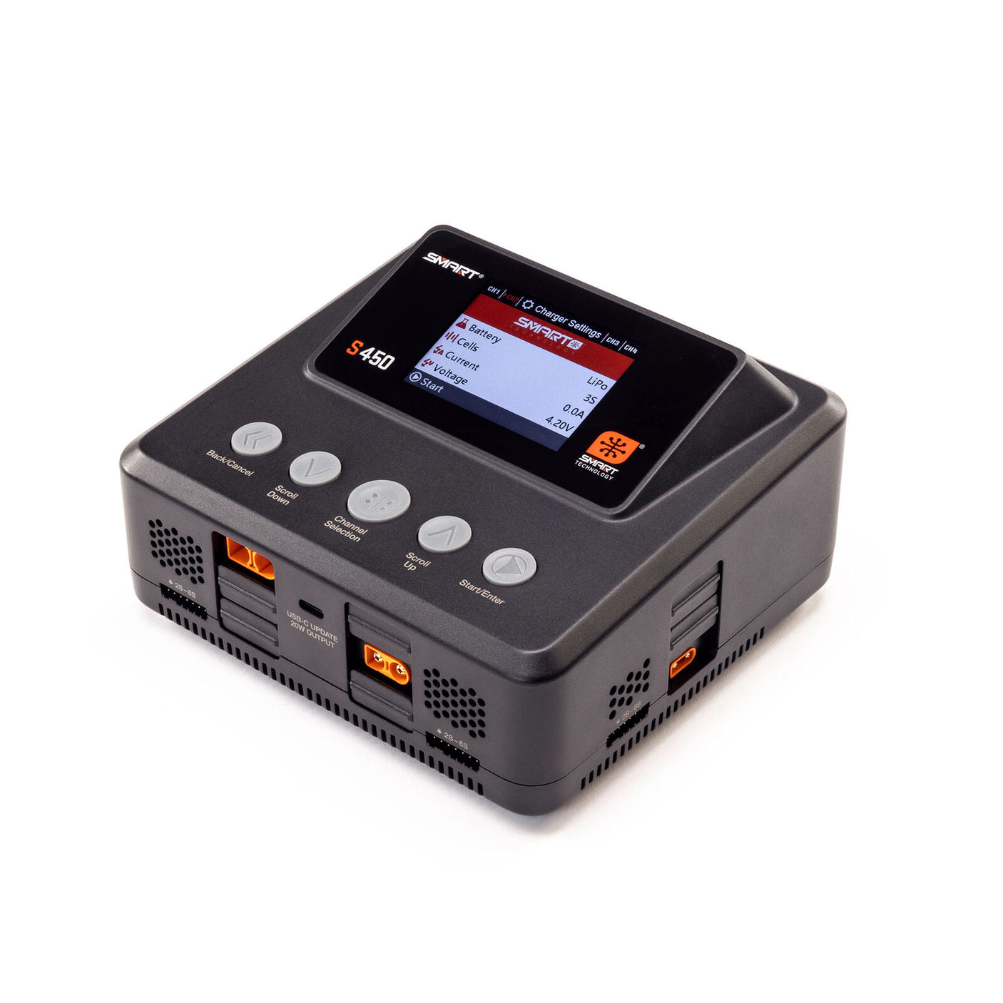 Spektrum: S450 G2 AC/DC Smart Charger 4x50W