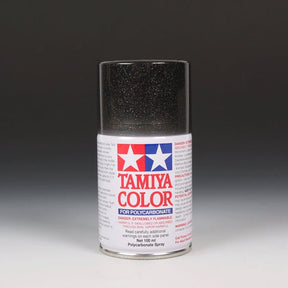 Tamiya PS-53 Lame Gold Flakes spray paint can with gold metallic flakes, 100ml, for model and craft projects.