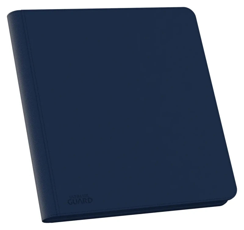 Ultimate Guard 12-Pocket Quadrow Zipfolio Xenoskin card storage wallet with clear pockets and durable Xenoskin material.