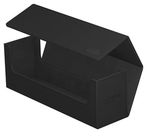 Ultimate Guard Arkhive 400+ Monocolor card storage box with black exterior and secure lid for trading cards.