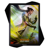 Set of 100 Riftbound: Unleashed sleeves by UVS Games, clear protective card sleeves for trading cards.