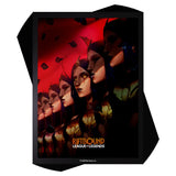 Set of 100 Riftbound: Unleashed Sleeves by UVS Games, clear card sleeves featuring game-themed artwork for trading card protection.