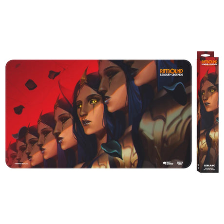 UVS Games Riftbound: Unleashed playmat featuring vibrant fantasy artwork with intricate designs and bright colors.