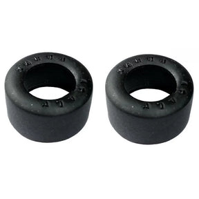 Marka 5° 14mm F1 RCP rubber rear tire with tread pattern, designed for high-performance racing vehicles.