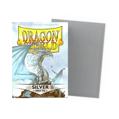 Dragon Shield: Matte Silver Standard Sleeves