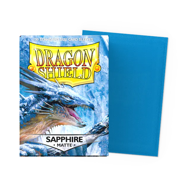 Dragon Shield: Matte Sapphire Standard Sleeves