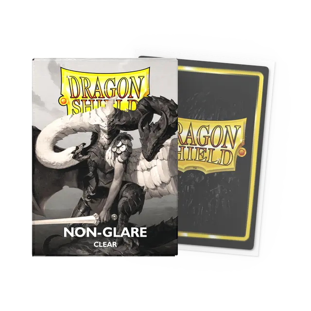 Dragon Shield: Non-Glare Matte Clear Standard Sleeves