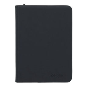 BCW Z-Folio 9-pocket CD album with clear plastic pages and black cover for storing and displaying CDs.