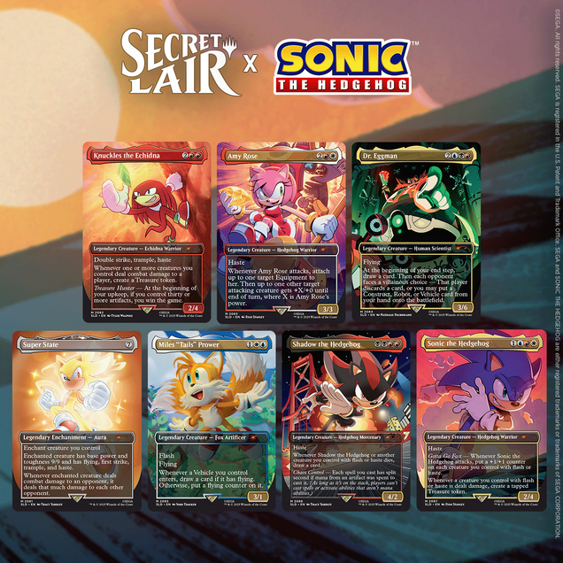 MTG: Secret Lair x Sonic the Hedgehog Superdrop: Friends & Foes (Non-Foil)