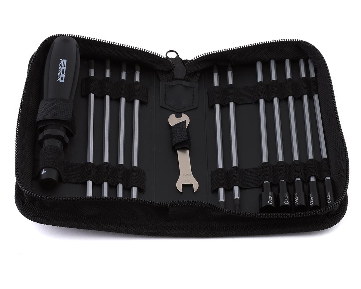 EcoPower: 19-Piece Metric RC Essential Tool Set w/Carrying Case
