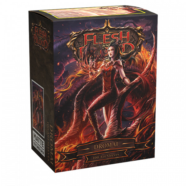 Dragon Shield: Matte Flesh and Blood Dromai Art Standard Sleeves