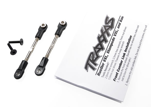 Traxxas: 47mm Front Steel Camber Links (2 count)