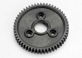 Traxxas 54-tooth spur gear with 32-pitch for RC cars, showing the metal gear with gear teeth and part number.