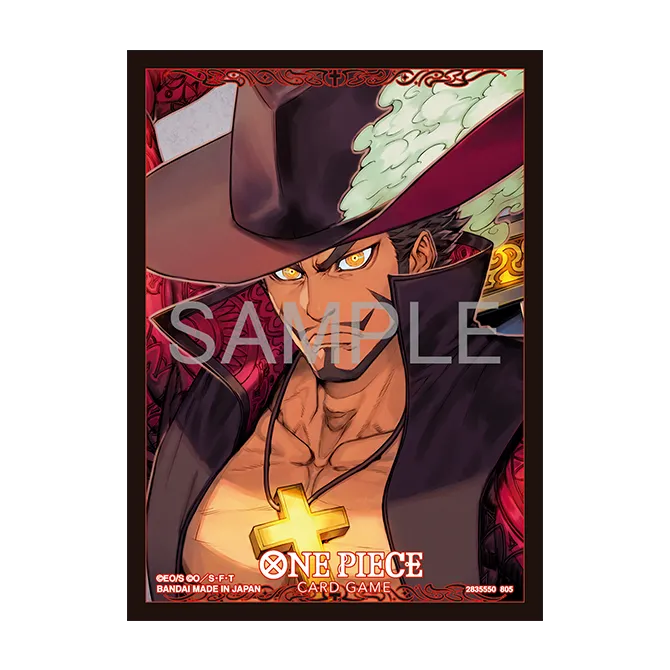 Bandai One Piece TCG official sleeves set of 13 featuring colorful One Piece character designs on protective card sleeves.