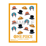 Bandai One Piece TCG official card sleeves set with 13 colorful sleeves featuring popular One Piece characters.
