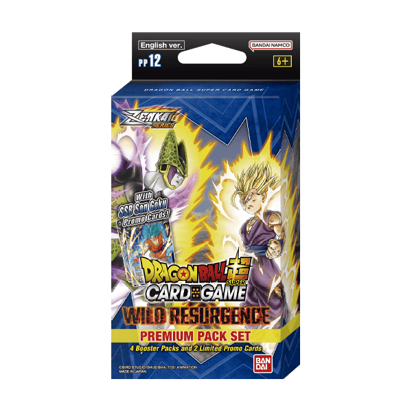 Dragon Ball Super: Zenkai Set 04 Wild Resurgence Premium Pack Set PP12