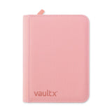 Vault X: 4-Pocket Zip Binder (Just Pink)