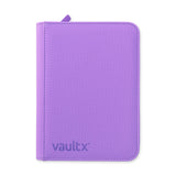 Vault X: 4-Pocket Zip Binder (Just Purple)