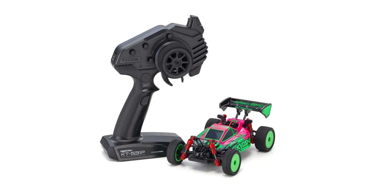 Kyosho: Mini-Z 4WD Inferno MP9 Buggy Readyset Pink/Green | Hobby