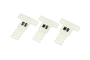 Kyosho Mini-Z RC car parts, FRP rear suspension plate set with metal screws, designed for durability and precise handling.