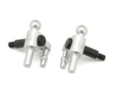 Kyosho Mini-Z aluminum steering block for MR-04 RC car, featuring 1.5° camber angle for precise handling and durability.
