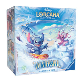 Lorcana TCG Winterspell Illumineer's Trove card featuring vibrant artwork and fantasy-themed design from the Lorcana trading card game.