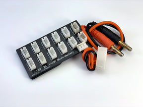 Hobby Addicts JST-PH parallel charging board with multiple ports for efficient battery charging and balancing.