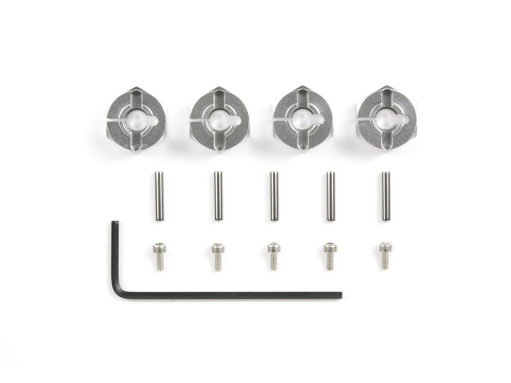 Tamiya: 5mm Aluminum Wheel Hub (4 pcs)