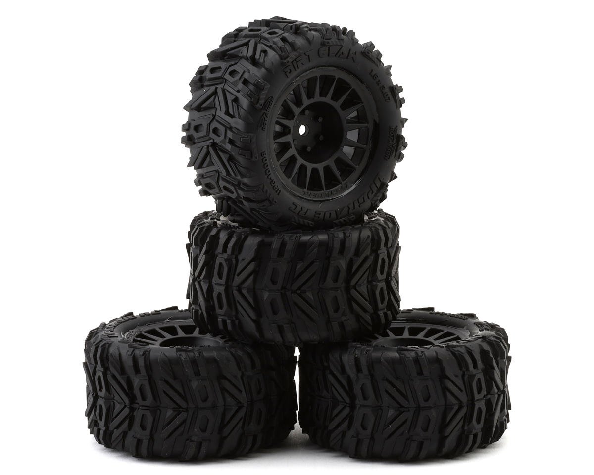 UpGrade RC: Dirt Claw Pre-Mounted BELTED Tires for ARRMA Granite Grom