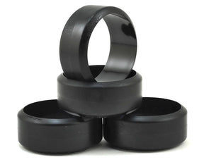 Yokomo DRC Competition Drift Tire set for carpet surfaces, four black rubber tires for RC drifting cars.
