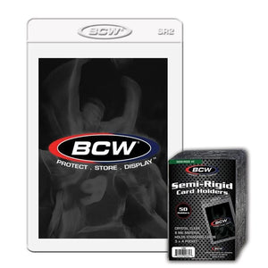 BCW: Semi-Rigid Card Holder #2 (50 Holders)