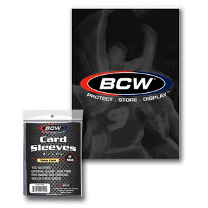 BCW: Thick Card Sleeves (100 Sleeves)