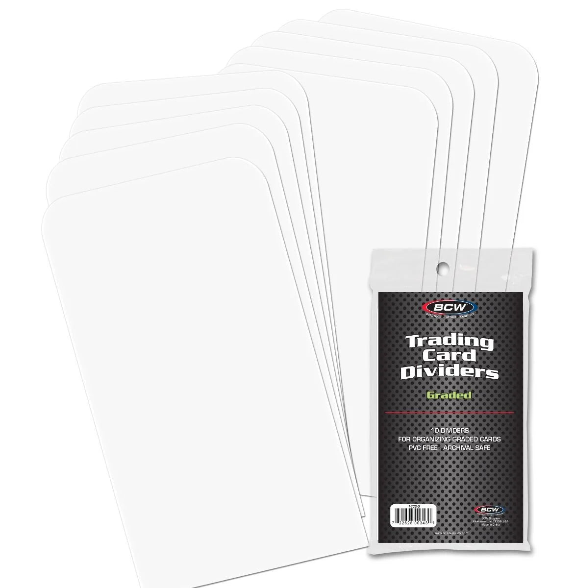 BCW: Graded Trading Card Dividers (10 Dividers)