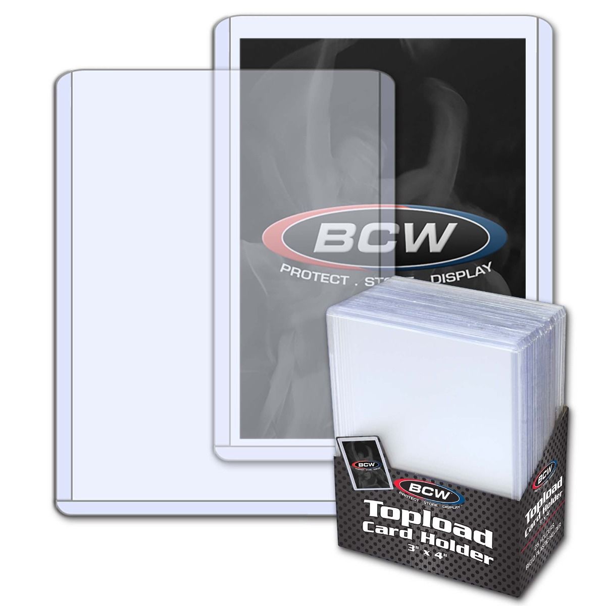 BCW: 3x4 Standard Topload Card Holder (25 Holders)