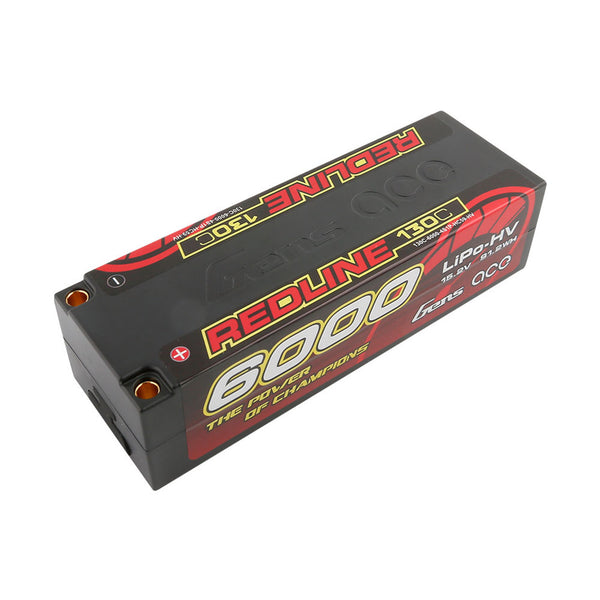 Gens Ace - Redline Series 6000mAh 15.2V 130C 4S1P Hard Case HV Lipo Battery