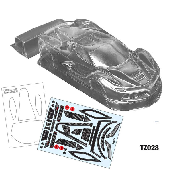 GT55 Racing: TZ028 - Rafa Lexan Body (98mm)