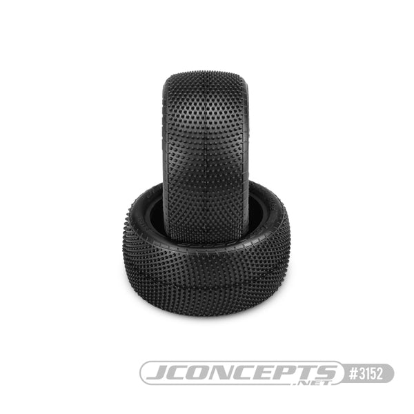 JConcepts - Fuzz Bite - 2.2" Pink Compound - 1/10 Buggy - Rear Carpet Tires - 2pcs - Hobby Addicts