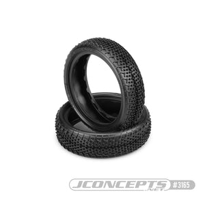 JConcepts - Fuzz Bite LP - 2.2" Pink Compound - 1/10 Buggy - 2WD Front Carpet Tires - 2pcs - Hobby Addicts