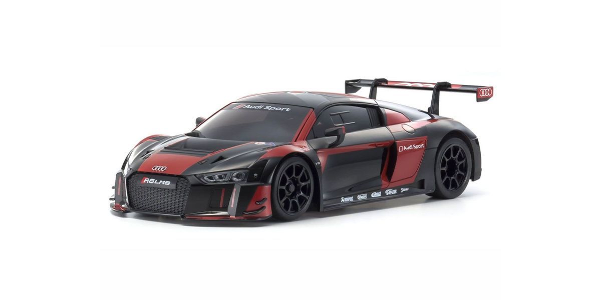 Kyosho: Mini-Z ACS Audi R8 LMS 2016 (Black/Red) MZP246BKR