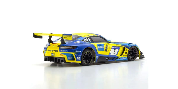 Kyosho - Mini-Z - MR-03 RWD Readyset - Mercedes AMG GT3 No.5 24H Nurburgring 2018 (Yellow & Blue) 32345BLY