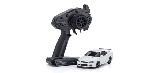 Kyosho - Mini-Z - MA-020 AWD Readyset - Nissan Skyline GT-R R34 V.spec Ⅱ Nür (White) 32629W