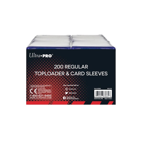 Ultra Pro: 3"x4" Regular Toploaders & Soft Sleeves Bundle