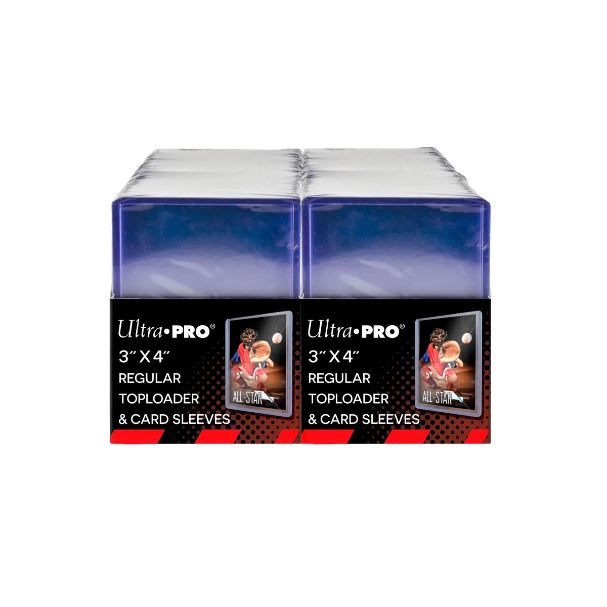 Ultra Pro: 3"x4" Regular Toploaders & Soft Sleeves Bundle