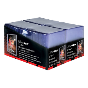 Ultra Pro - 3"x4" Regular Toploaders and Soft Sleeves Bundle (200ct)