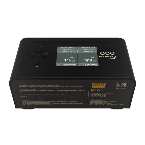 Gens Ace: iMars Dual Channel AC200W/DC300W Balance Charger (Black)