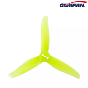 Gemfan 3016 Hurricane drone propellers, 2 pairs, black plastic, with aerodynamic blade design for quadcopters and racing drones.